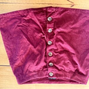 Rue21 Burgundy Corduroy skirt